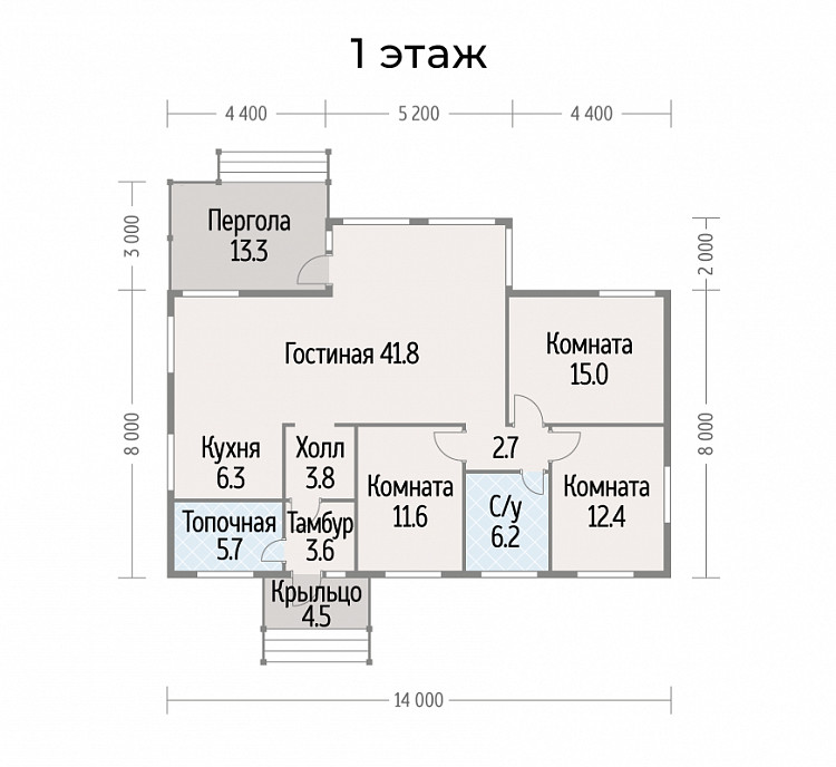 План 1 этажа